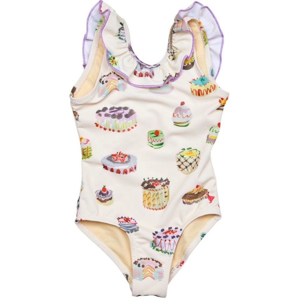 Pink Chicken Cake (Quinn) One Piece Swimsuit NWT